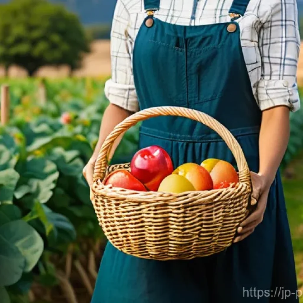 투자 포트폴리오의 기초부터 배우기 - **Prompt: "The Balanced Harvest of a Diversified Portfolio"**
    A vibrant, sun-drenched scene show...