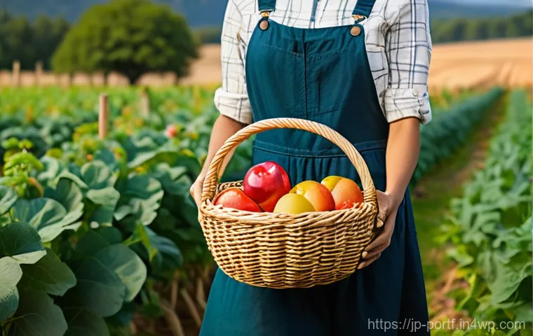 투자 포트폴리오의 기초부터 배우기 - **Prompt: "The Balanced Harvest of a Diversified Portfolio"**
    A vibrant, sun-drenched scene show...