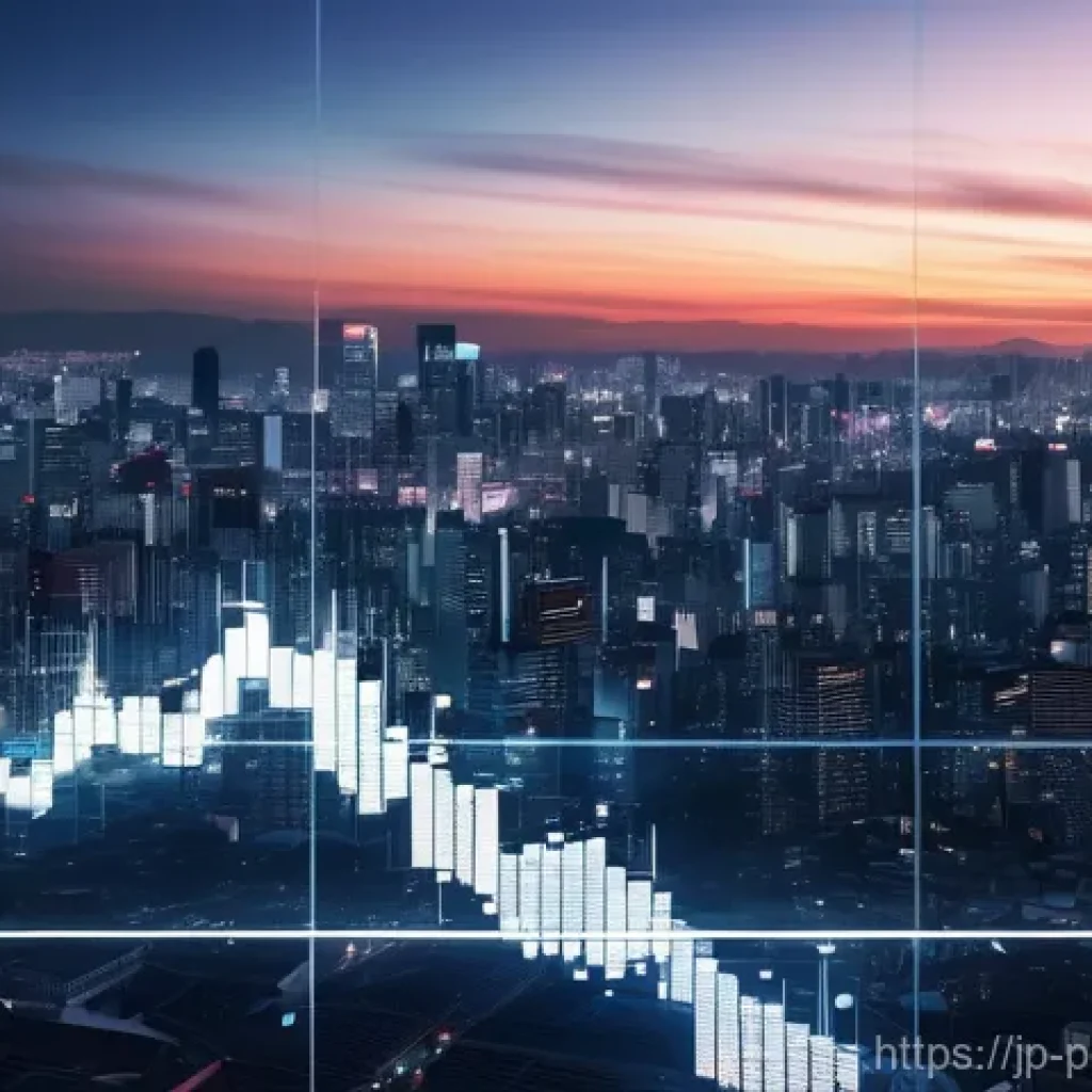 부동산 투자로 포트폴리오 다각화 - **Prompt:** A dynamic, modern visual representation of global investment in Japanese real estate ami...